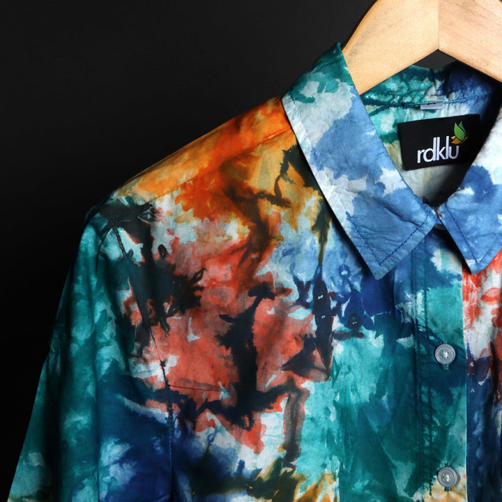 Crop Shirt - RDKLU - TIE & DYE CROP SHIRT#467