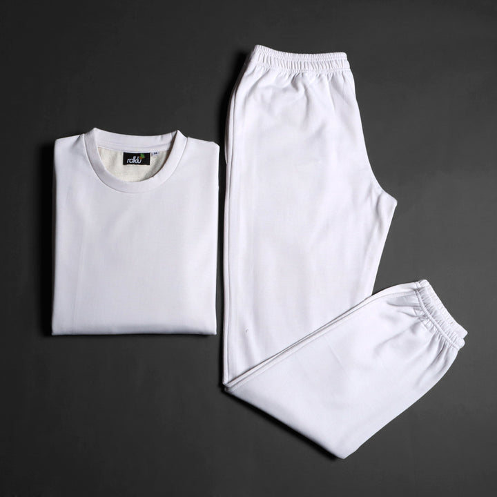 Plus size Men's Basic Co-Ord Sweatshirt Jogger Set#5