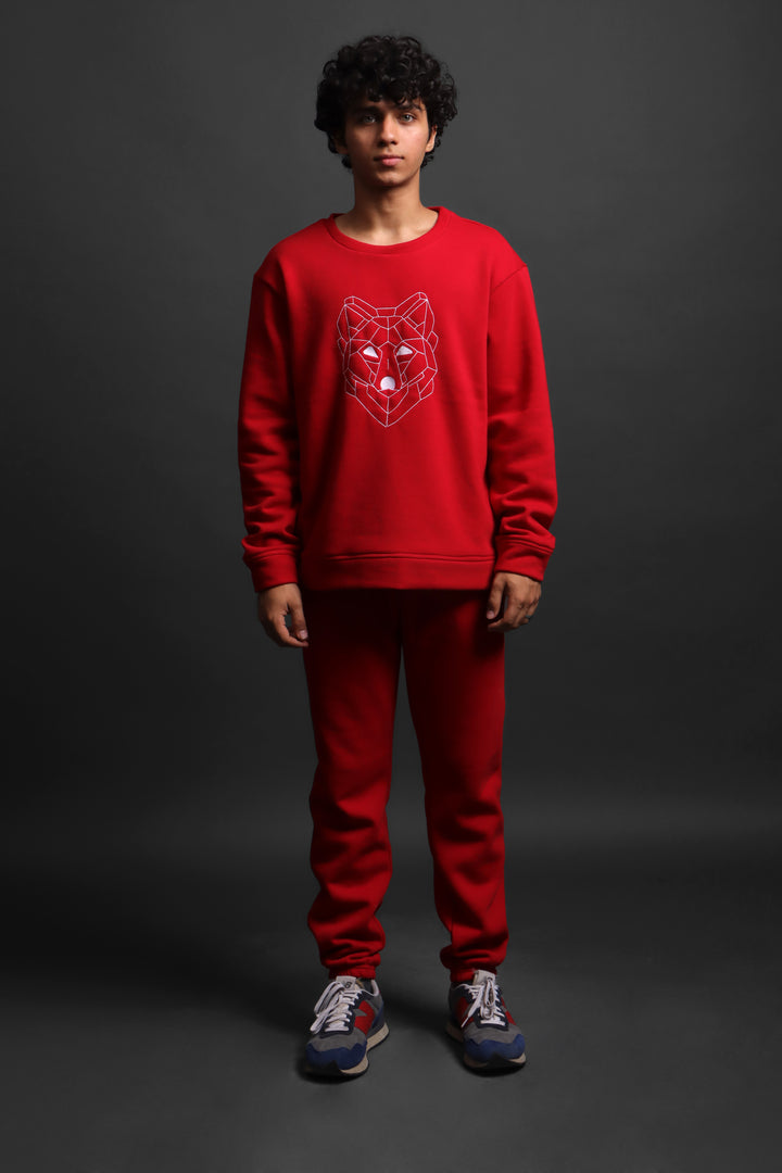 WOLF - Unisex Embroidered Co-ord Set#3
